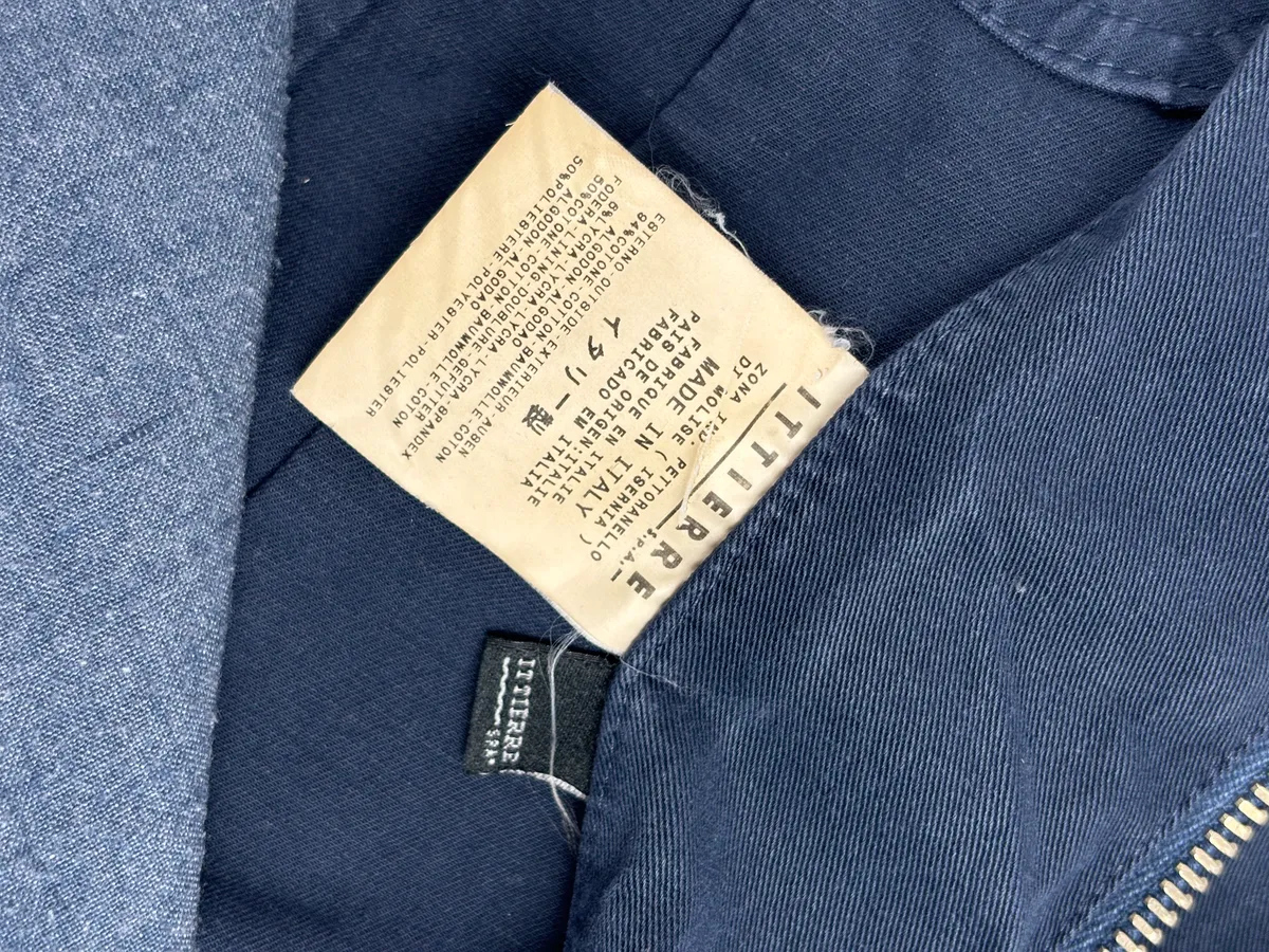 2000s Dolce & Gabbana Navy Workwear Denim Jacket - Image 13