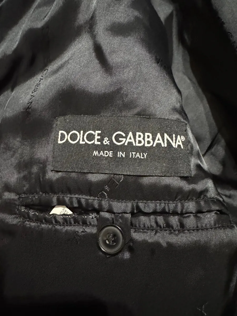 2000s Dolce & Gabbana Nylon Black Jacket - Image 10