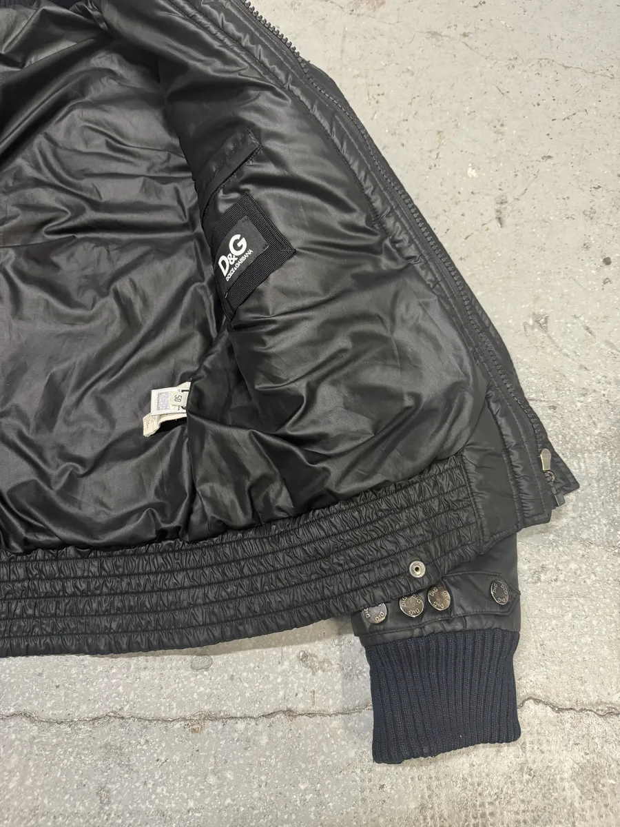 2000s Dolce & Gabbana Obscure Dark Astro Puffer Jacket - Image 7