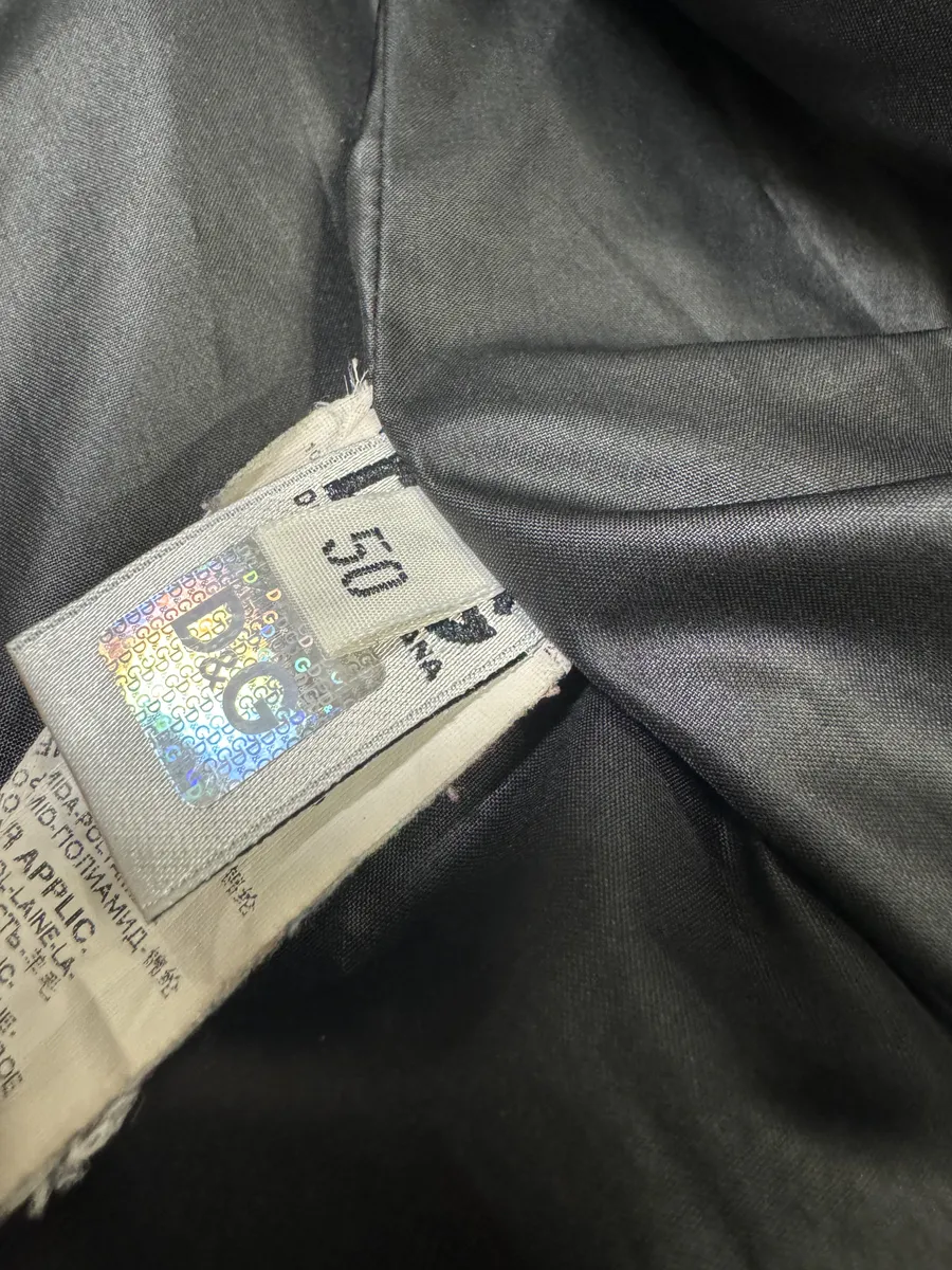 2000s Dolce & Gabbana Obscure Dark Astro Puffer Jacket - Image 9