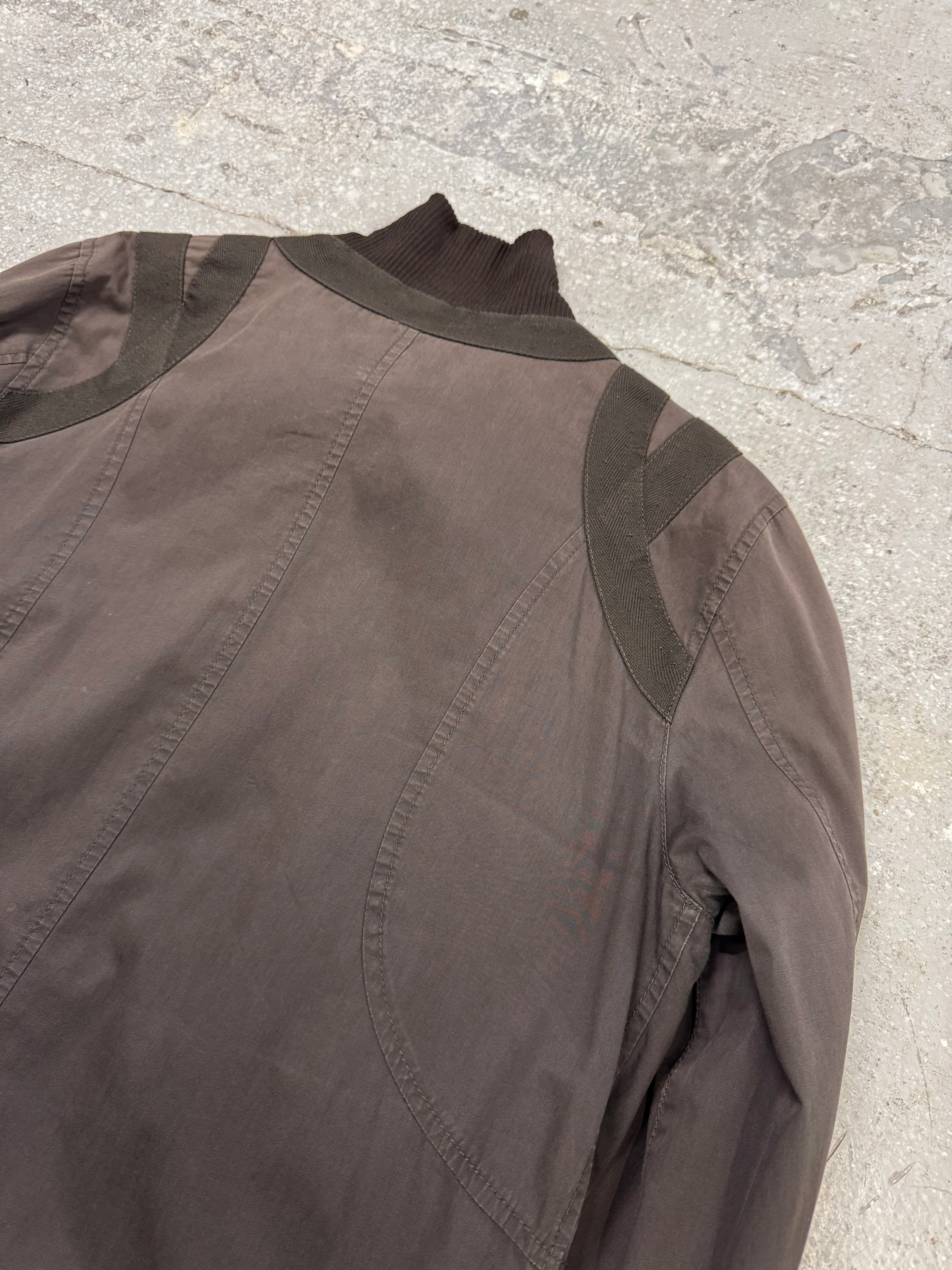 2000s Dolce & Gabbana Parachute Brown Jacket - Image 5