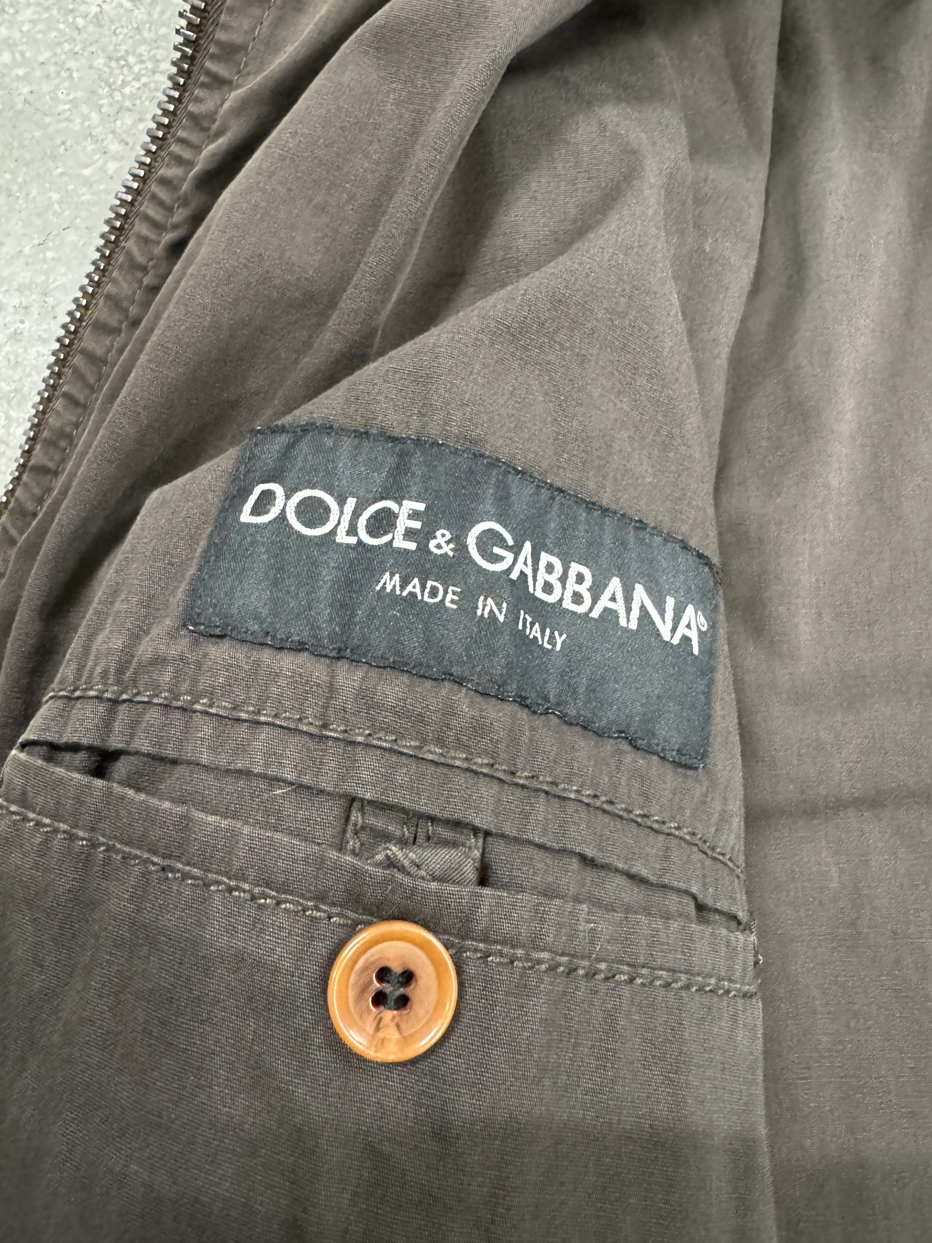 2000s Dolce & Gabbana Parachute Brown Jacket - Image 8