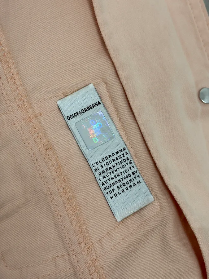 2000s Dolce & Gabbana Pink Multi Zip Cargo Jacket - Image 12