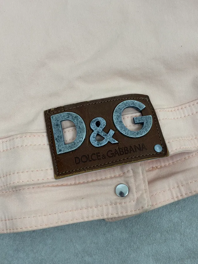 2000s Dolce & Gabbana Pink Multi Zip Cargo Jacket - Image 14