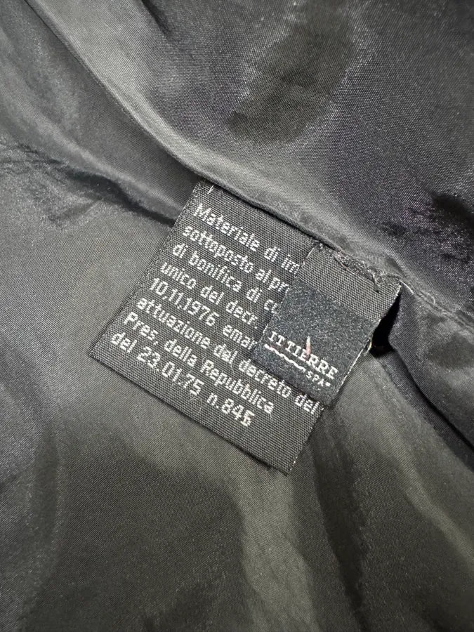 2000s Dolce & Gabbana Puffer Hooded Fur Black Jacket - Image 12