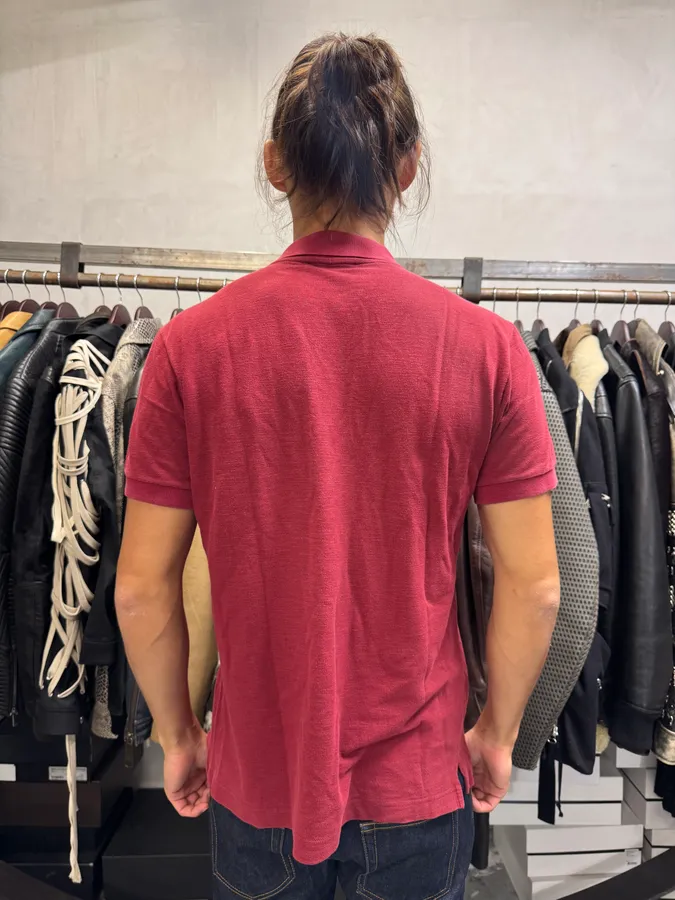 2000s Dolce & Gabbana Red Class Polo - Image 3
