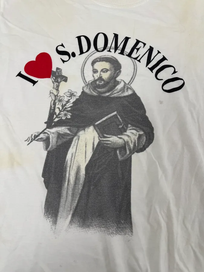 2000s Dolce & Gabbana Saint Domenico White T-Shirt - Image 4