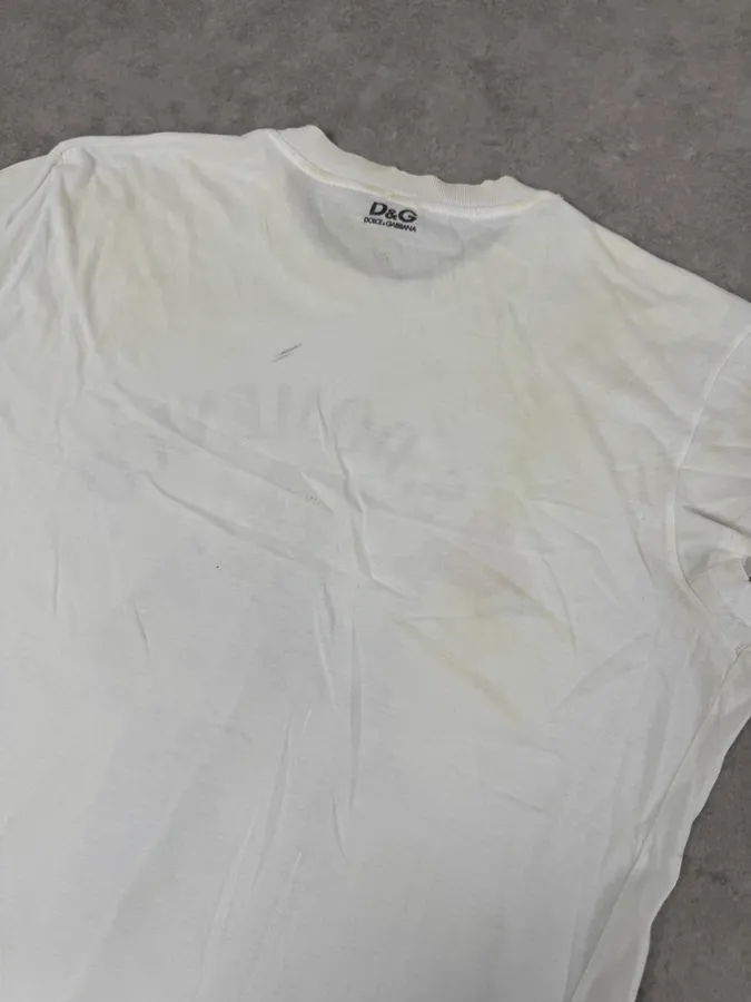 2000s Dolce & Gabbana Saint Domenico White T-Shirt - Image 9