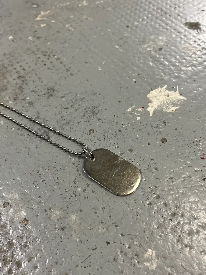 2000s Dolce & Gabbana Simple Dog Tag Necklace - Image 6