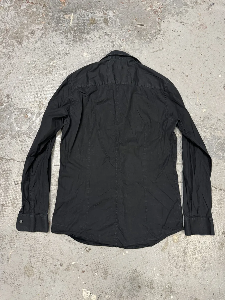 2000s Dolce & Gabbana Staff Black Shirt - Image 2