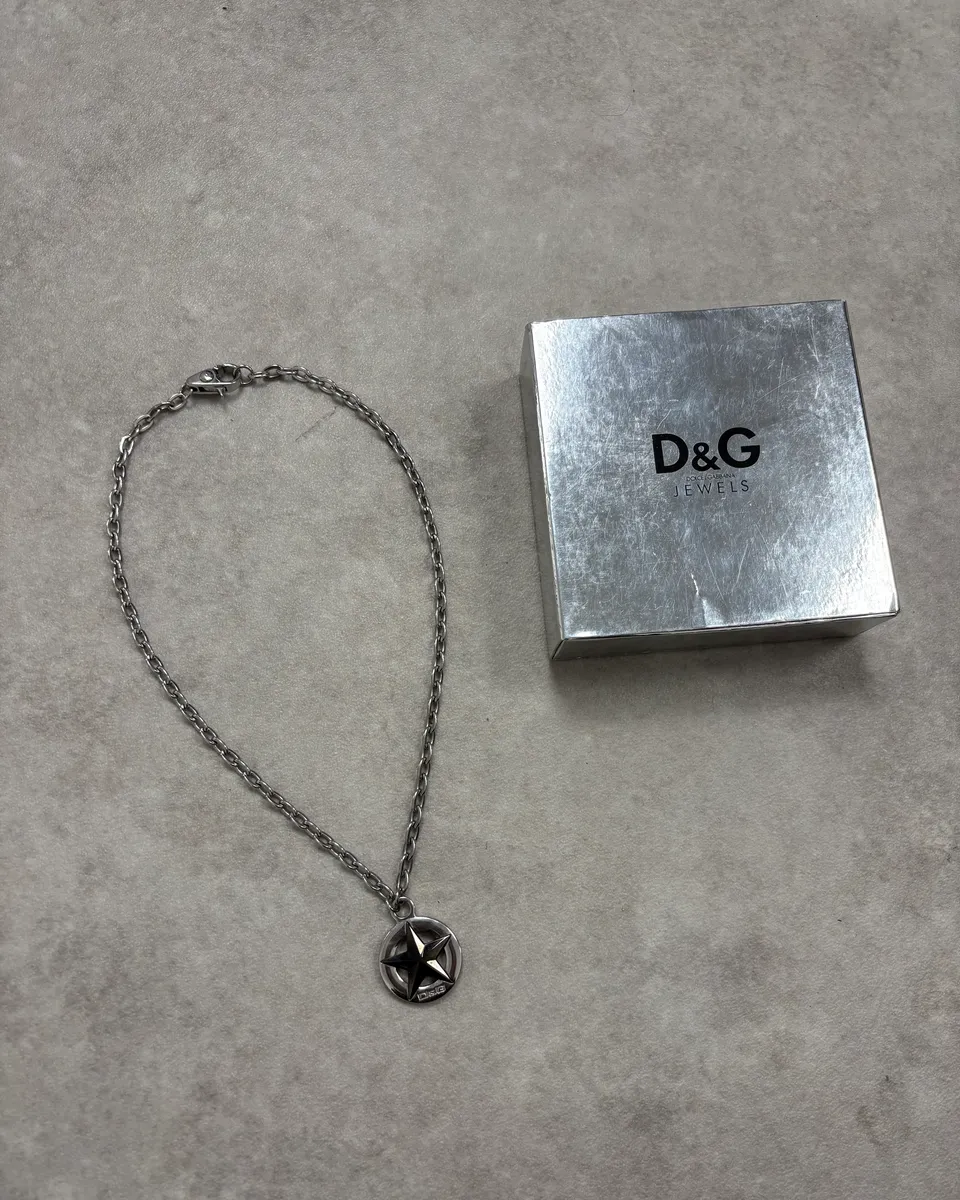 2000s Dolce & Gabbana Star Pendant Necklace