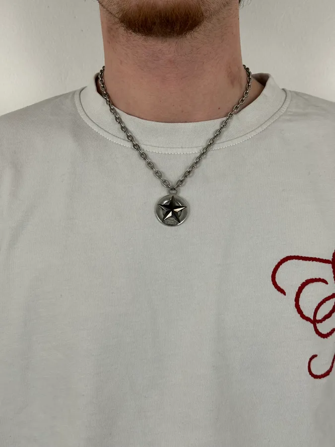 2000s Dolce & Gabbana Star Pendant Necklace - Image 2