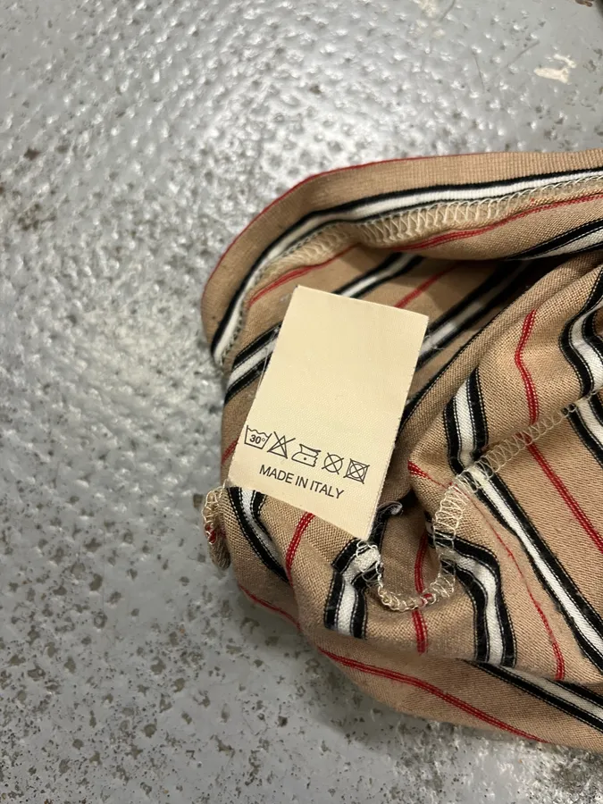 2000s Dolce & Gabbana Striped Beige Sweater - Image 9
