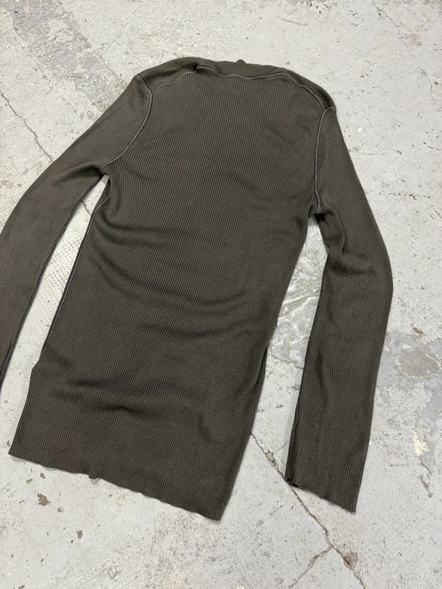 2000s Dolce & Gabbana Tern Green Knit Sweater - Image 5