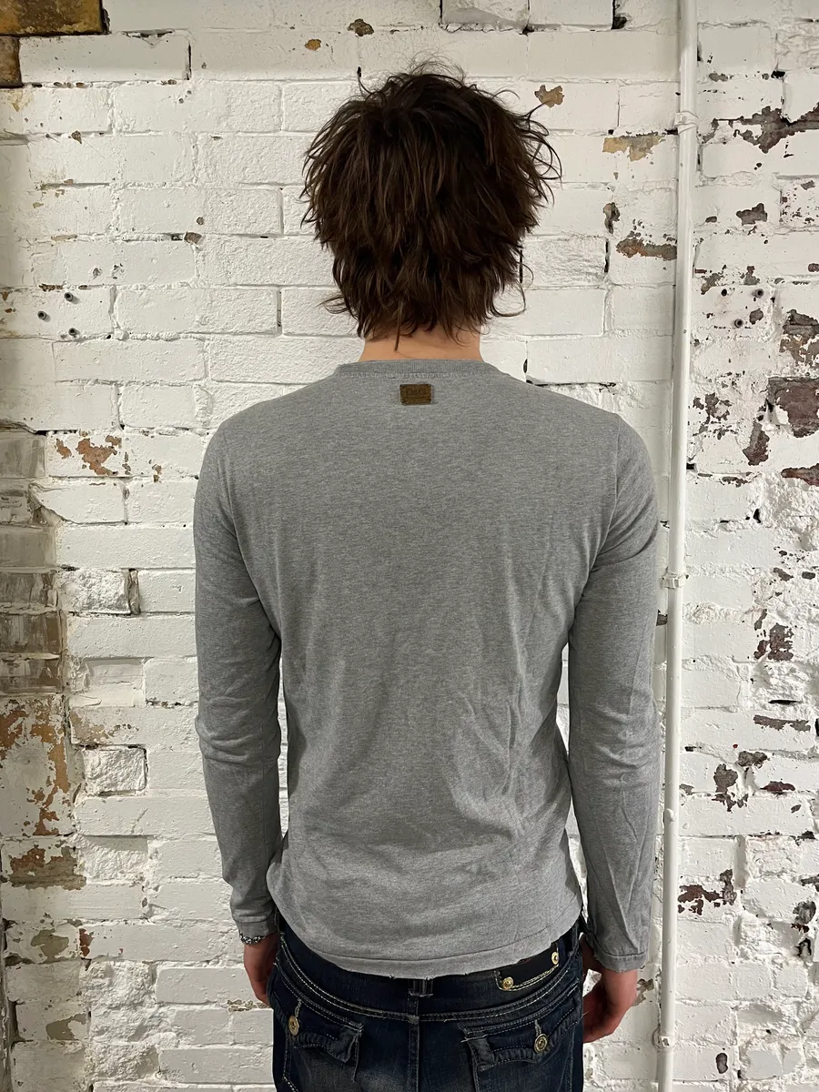 2000s Dolce & Gabbana The Only One Grey Longsleeves - Image 2