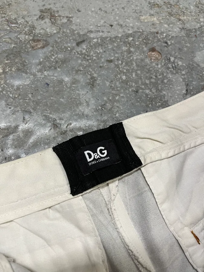 2000s Dolce & Gabbana Trompe L’oeil Pants - Image 10