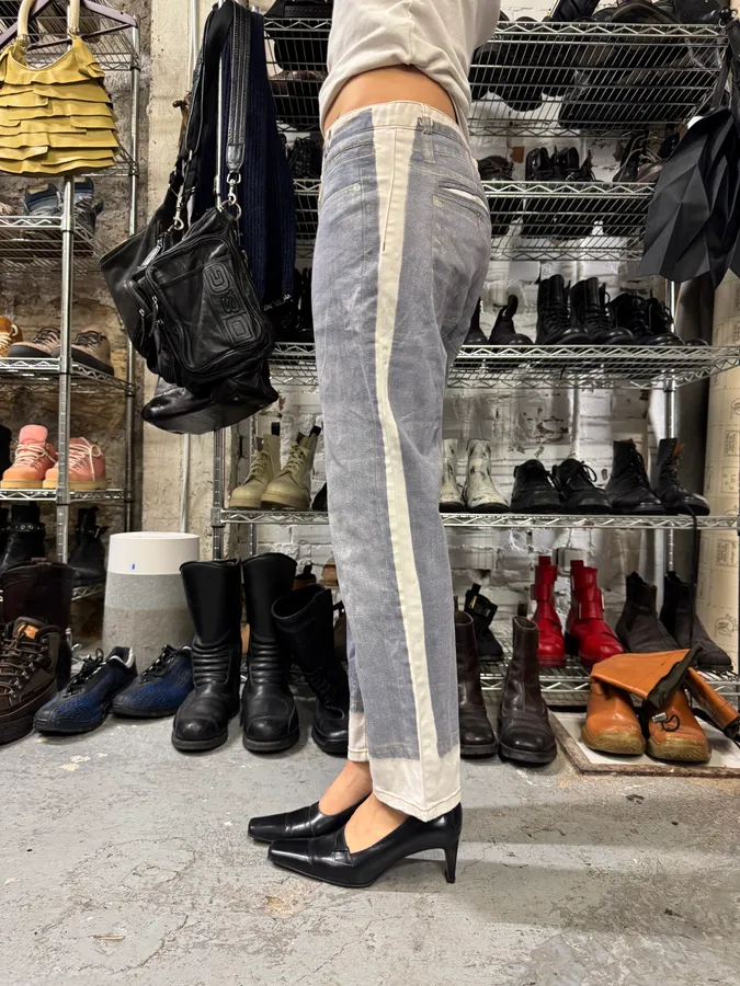 2000s Dolce & Gabbana Trompe L’oeil Pants - Image 3
