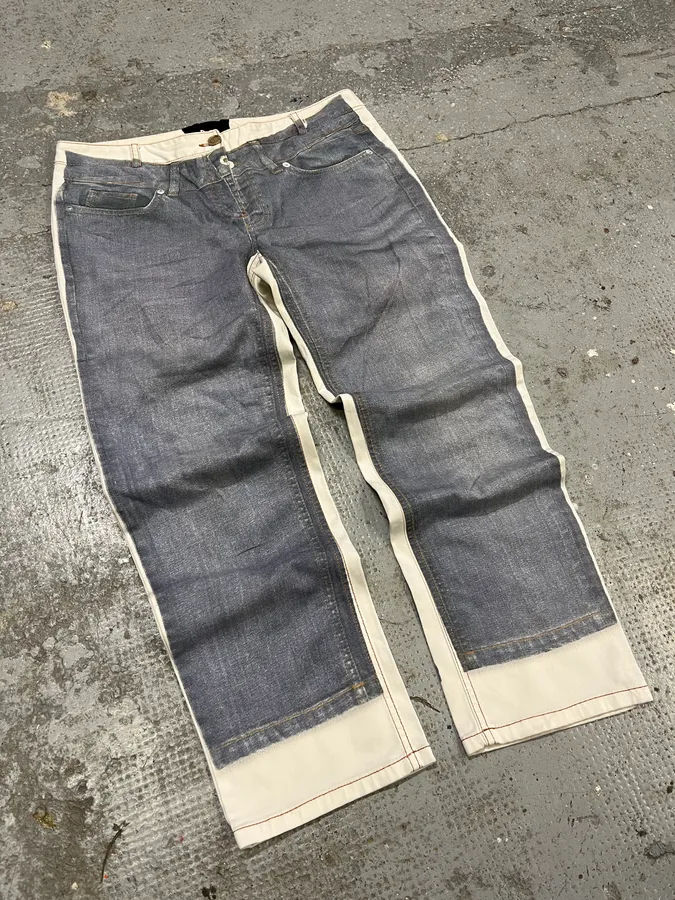2000s Dolce & Gabbana Trompe L’oeil Pants - Image 6
