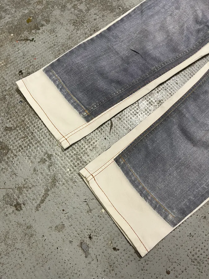 2000s Dolce & Gabbana Trompe L’oeil Pants - Image 8