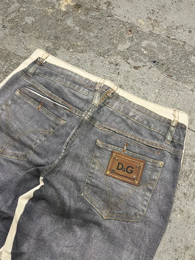 2000s Dolce & Gabbana Trompe L’oeil Pants - Image 9
