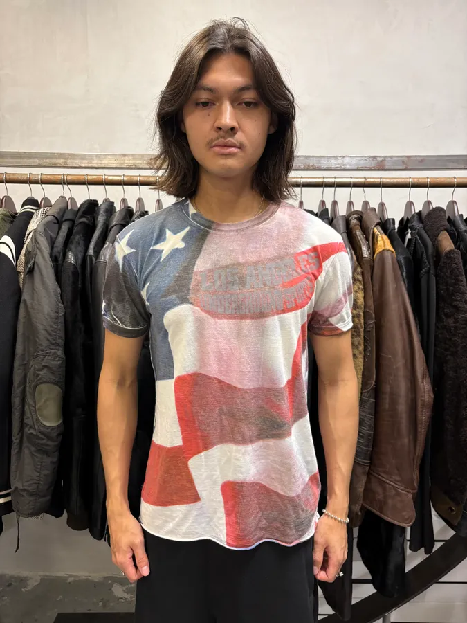 2000s Dolce & Gabbana US Flag T-Shirt - Image 2