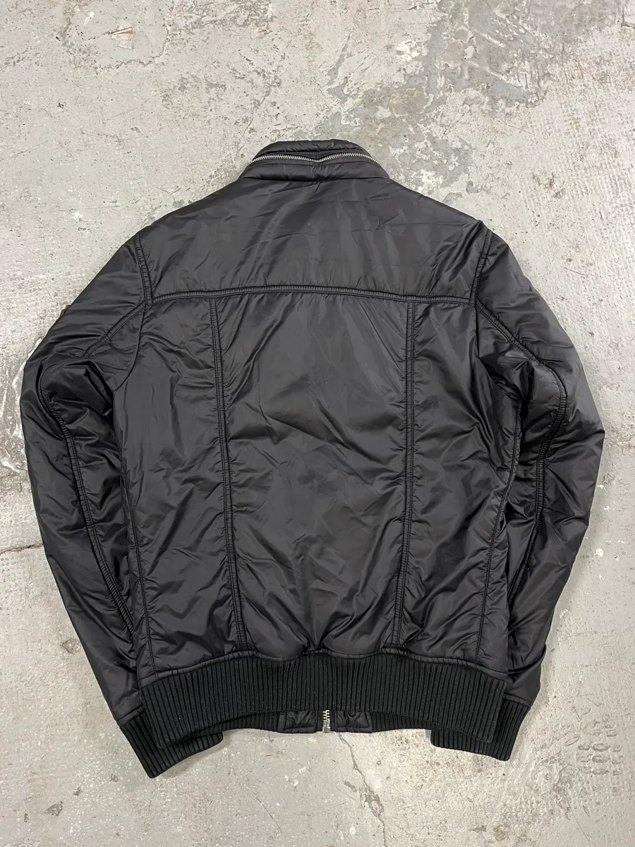 2000s Dolce & Gabbana Utility Zips Black Puffer Jacket - Image 4