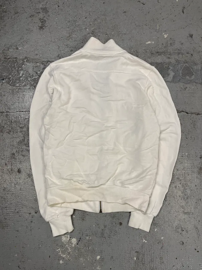 2000s Dolce & Gabbana White Boxer Zip-up Sweater - Image 8