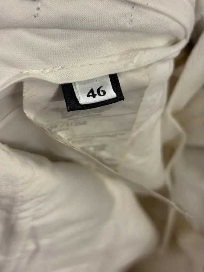 2000s Dolce & Gabbana White Cotton Cargo Pants - Image 11