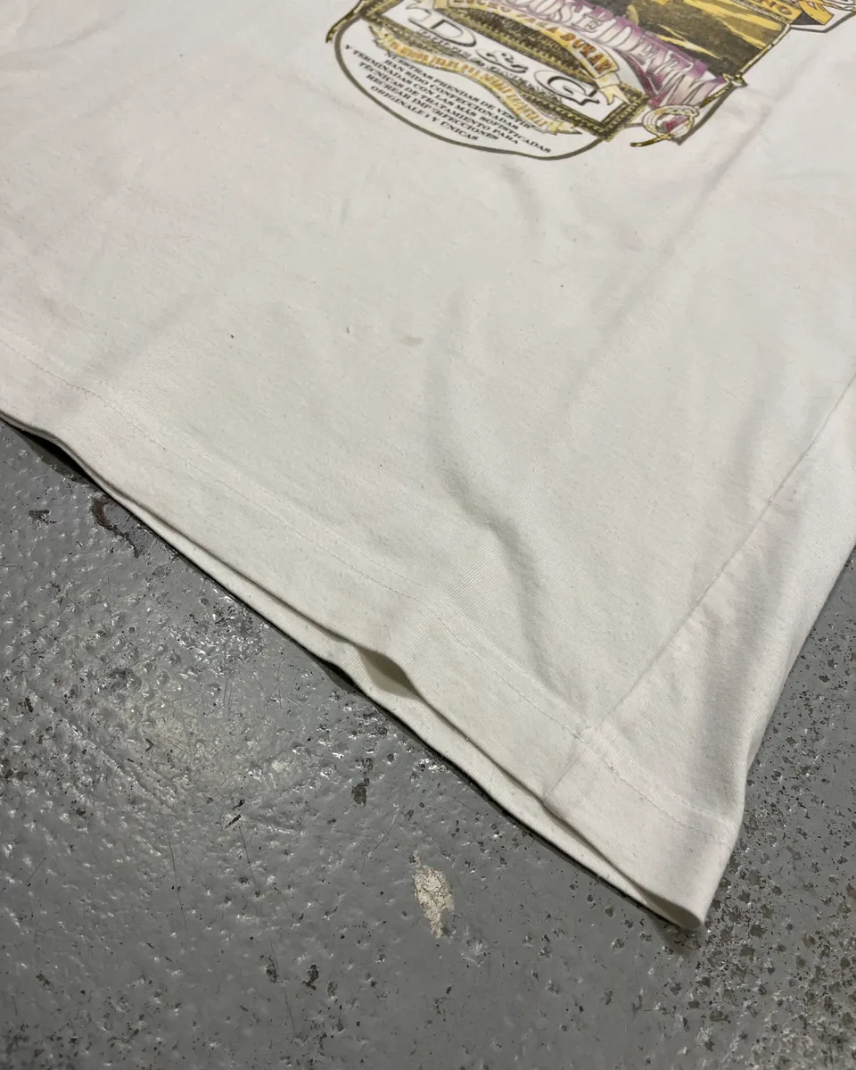 2000s Dolce & Gabbana White Graphic Fanatious T-Shirt - Image 9
