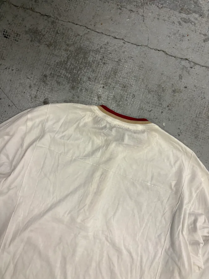 2000s Dolce & Gabbana White Henley T-Shirt - Image 6