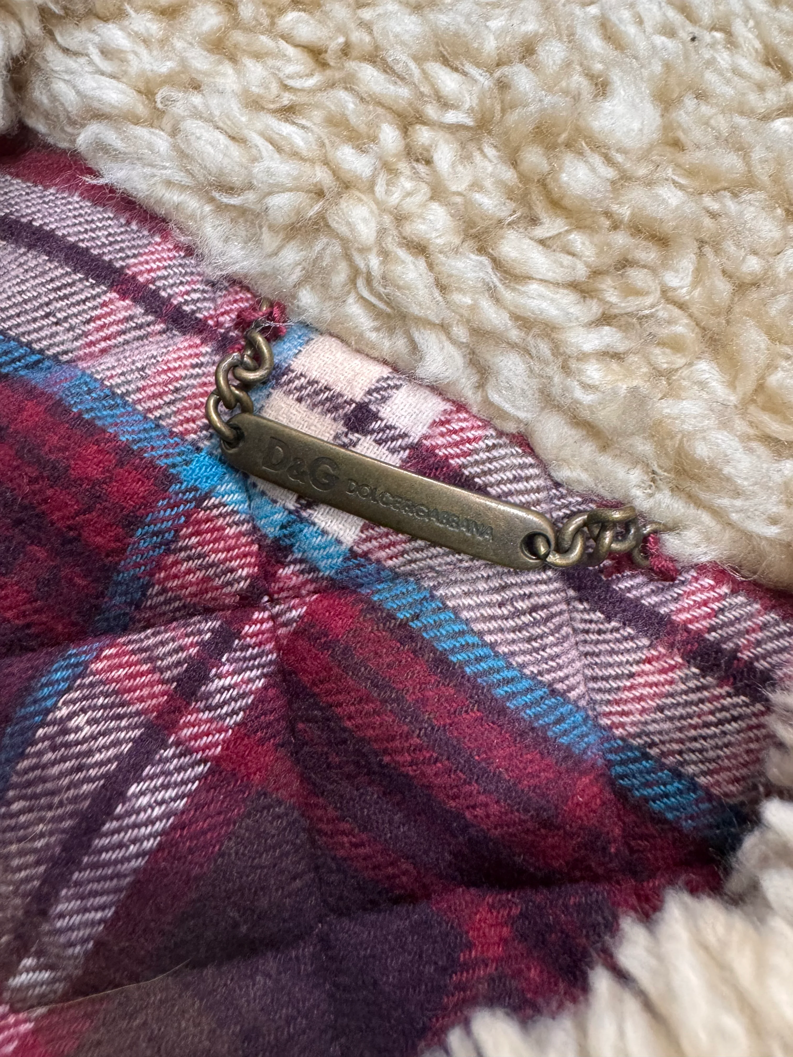 2000s Dolce & Gabbana Wine Burgundy Utility Cargo Puffer Jacket - Image 6