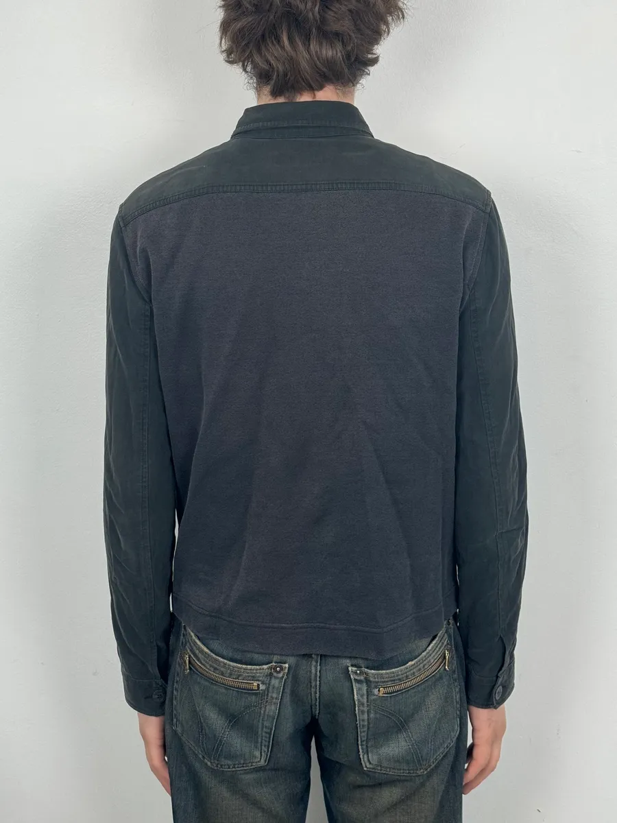 2000s Dries Van Noten Black Classy Zip-up Jacket - Image 3