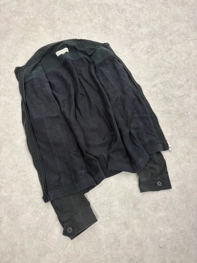2000s Dries Van Noten Black Classy Zip-up Jacket - Image 7