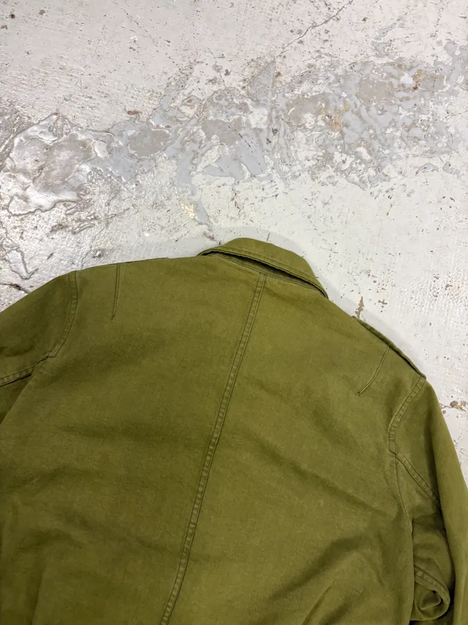 2000s Dries Van Noten Military Green Buttoned Jacket - Image 6