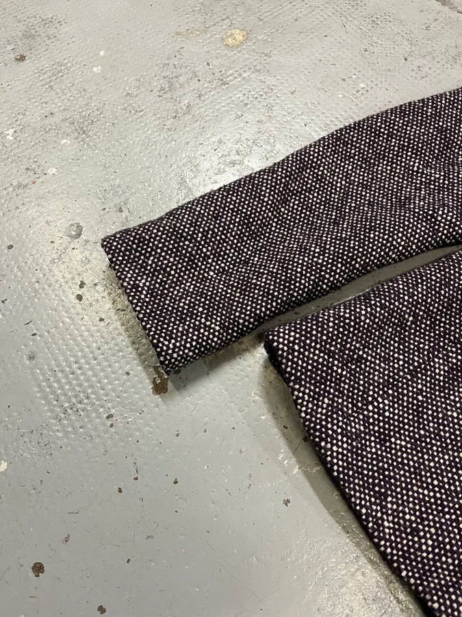 2000s Dries Van Noten Purple Wool Blazer Jacket - Image 6