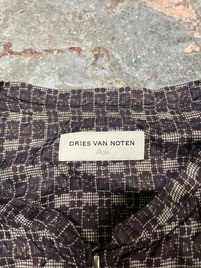 2000s Dries Van Noten Purple Zip-up Cozy Jacket - Image 8