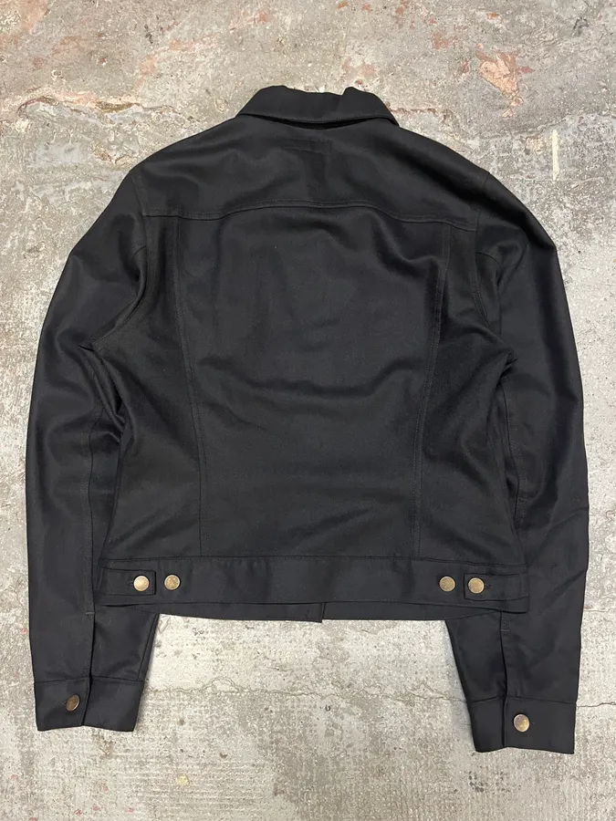 2000s Dries Van Noten Wool Navy Simple Jacket - Image 7