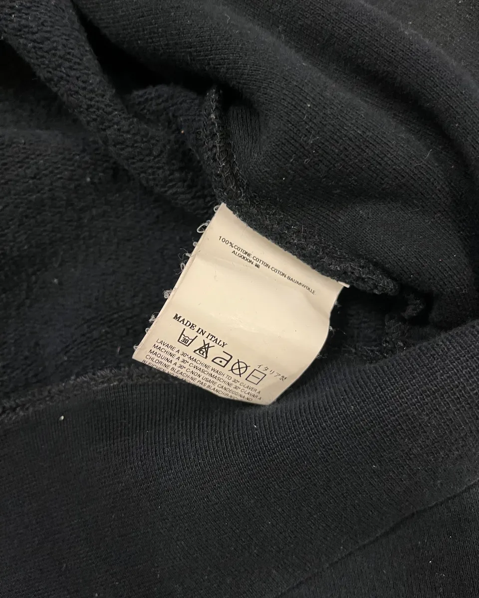 2000s Dsquared2 Black Flakes Patches Zip-up Sweater - Image 10
