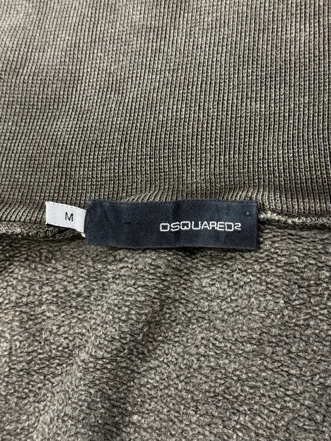 2000s Dsquared2 Brown « Sunday Bet » Zip-up Sweater - Image 8