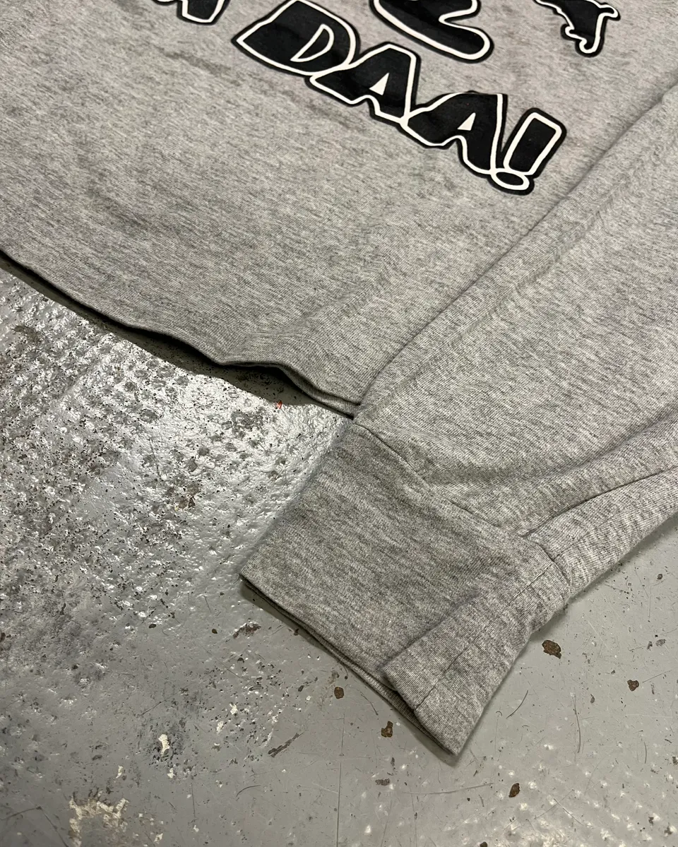 2000s Dsquared2 Felix The Cat Ta Daa Hot Grey Longsleeve T-Shirt - Image 6