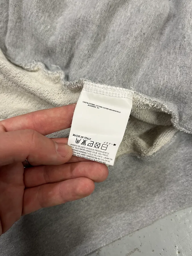 2000s Dsquared2 Logo Zip-Up Grey Purple Sweater - Image 11