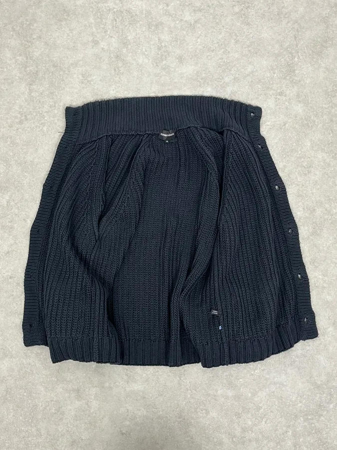 2000s Emporio Armani Navy Wool Cardigan Sweater - Image 7