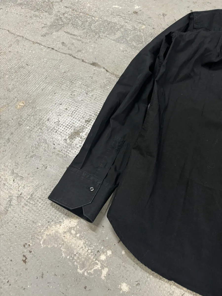2000s Gianfranco Ferré Archive Chain Black Shirt - Image 5