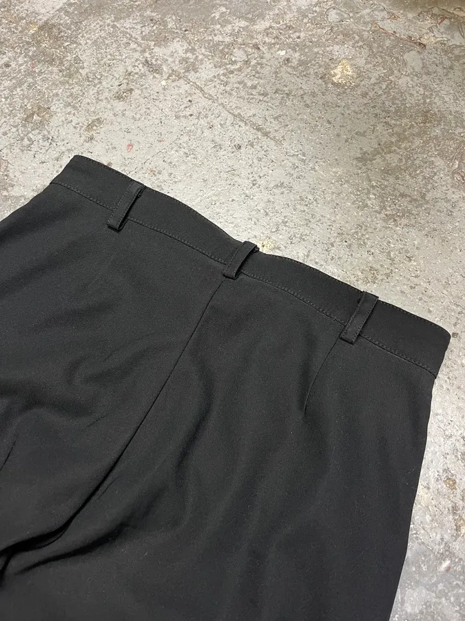 2000s Gianfranco Ferré Black Straps Pants - Image 8