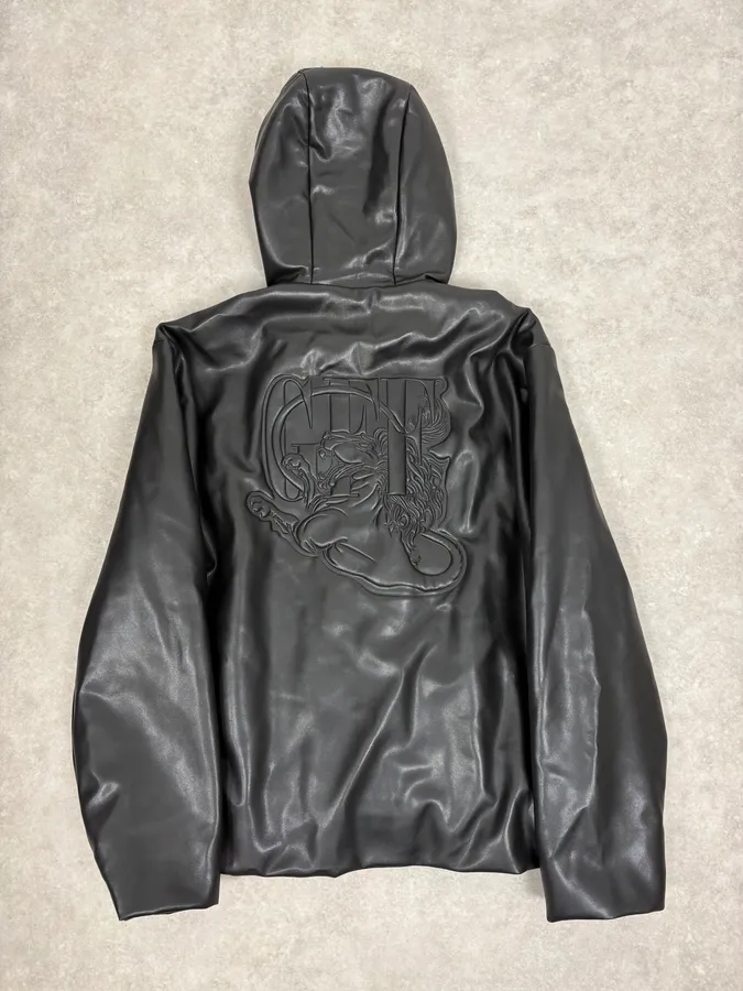 2000s Gianfranco Ferré Black Boxing Bomber Jacket - Image 2