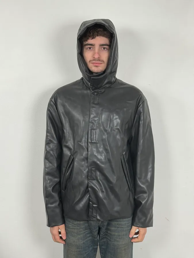 2000s Gianfranco Ferré Black Boxing Bomber Jacket - Image 4