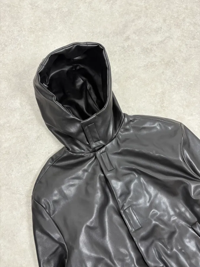 2000s Gianfranco Ferré Black Boxing Bomber Jacket - Image 6