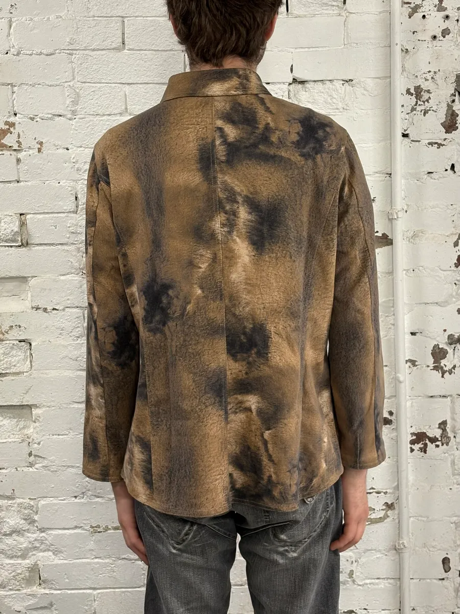 2000s Gianfranco Ferré Fur Effect Shirt - Image 3
