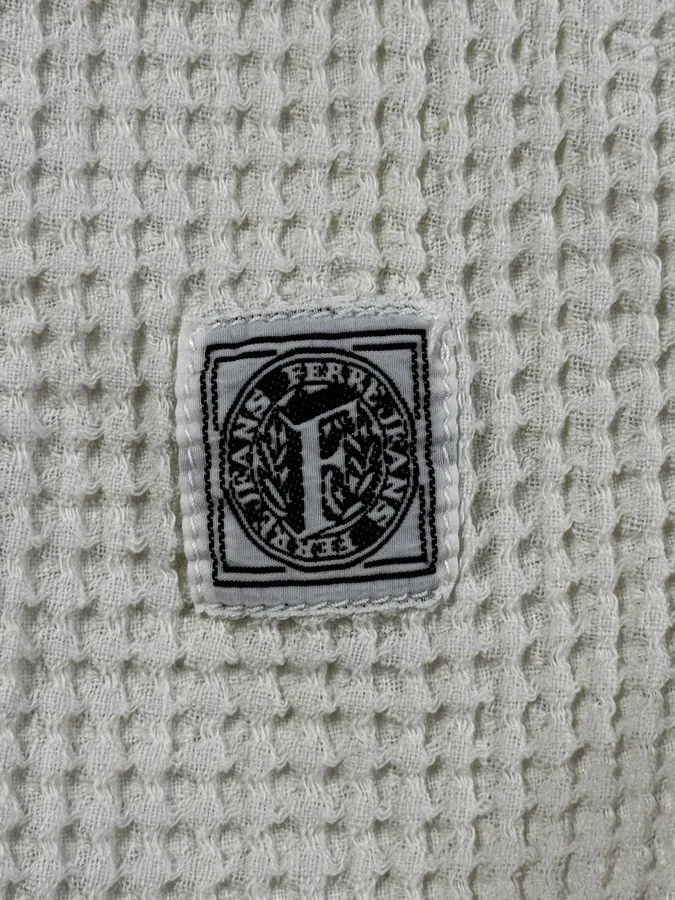 2000s Gianfranco Ferré White Waffle Shirt - Image 8