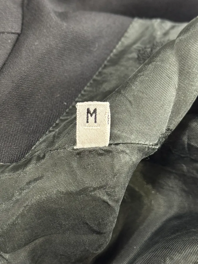 2000s Gianni Versace Black Minimalist Jacket - Image 12